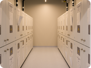 Chemical waste room