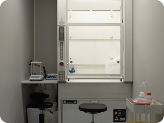 Fume hood room