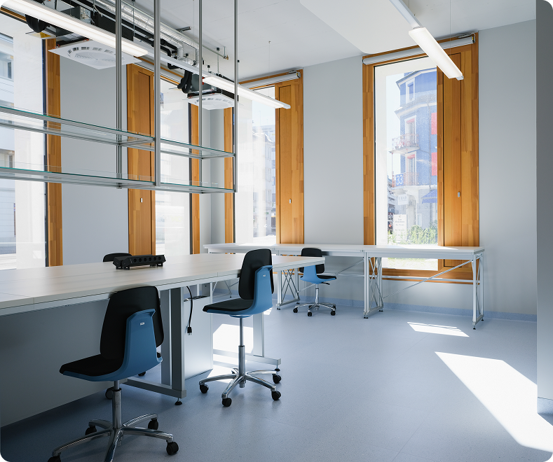 Lab workspace